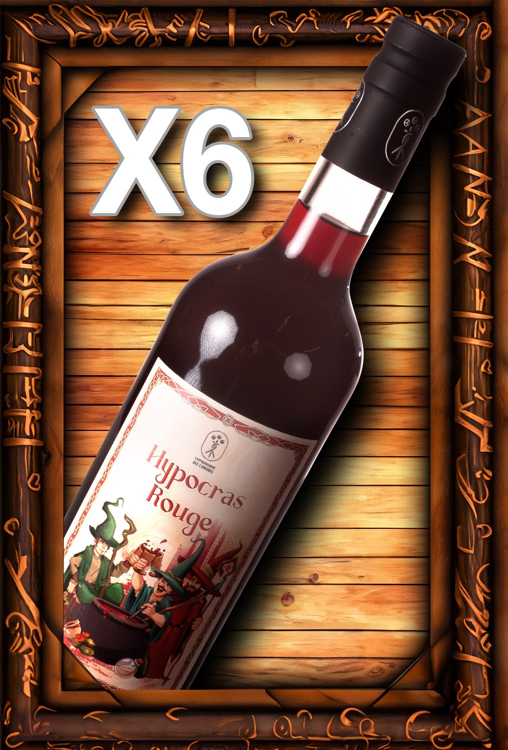 hypocras rouge 75cl x 6