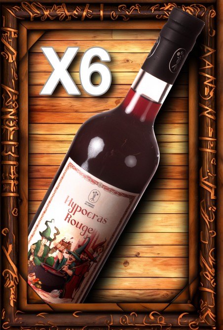 hypocras rouge 75cl x 6